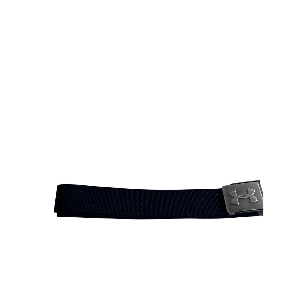 Under Armour Webbed Belt One Size Navy Blue Metal Buckle Bottle Opener Mens